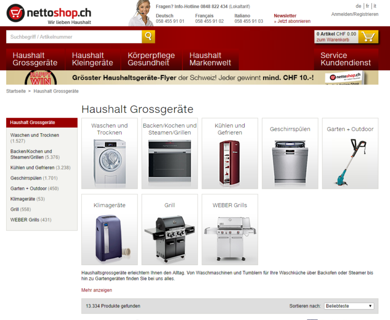 Erfahrungen mit nettoshop.ch